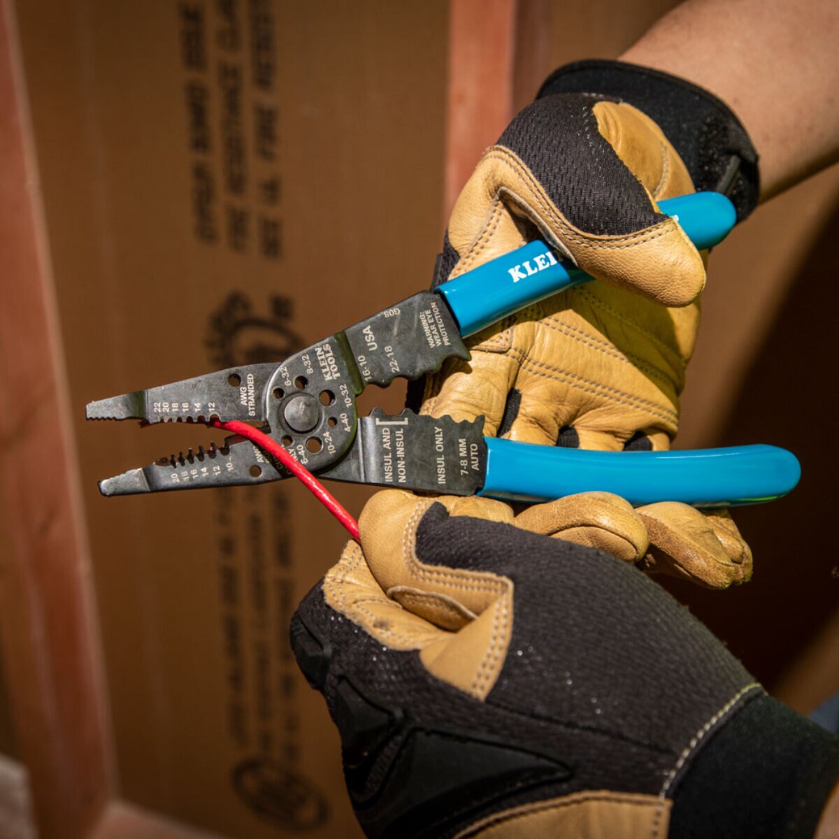Klein Long Nose Multi Tool Wire Stripper, Wire Cutters, Crimping Tool