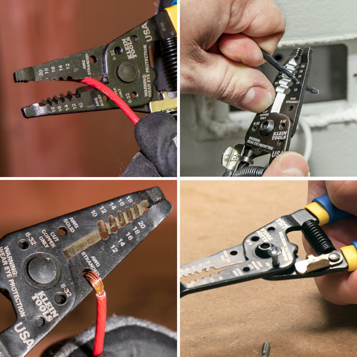 Klein Solid and Stranded Copper Wire Stripper and Cutter