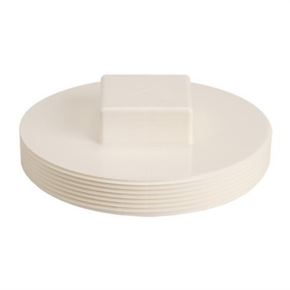 Sch 40 DWV PVC Cleanout Plug 6 in. MIPT