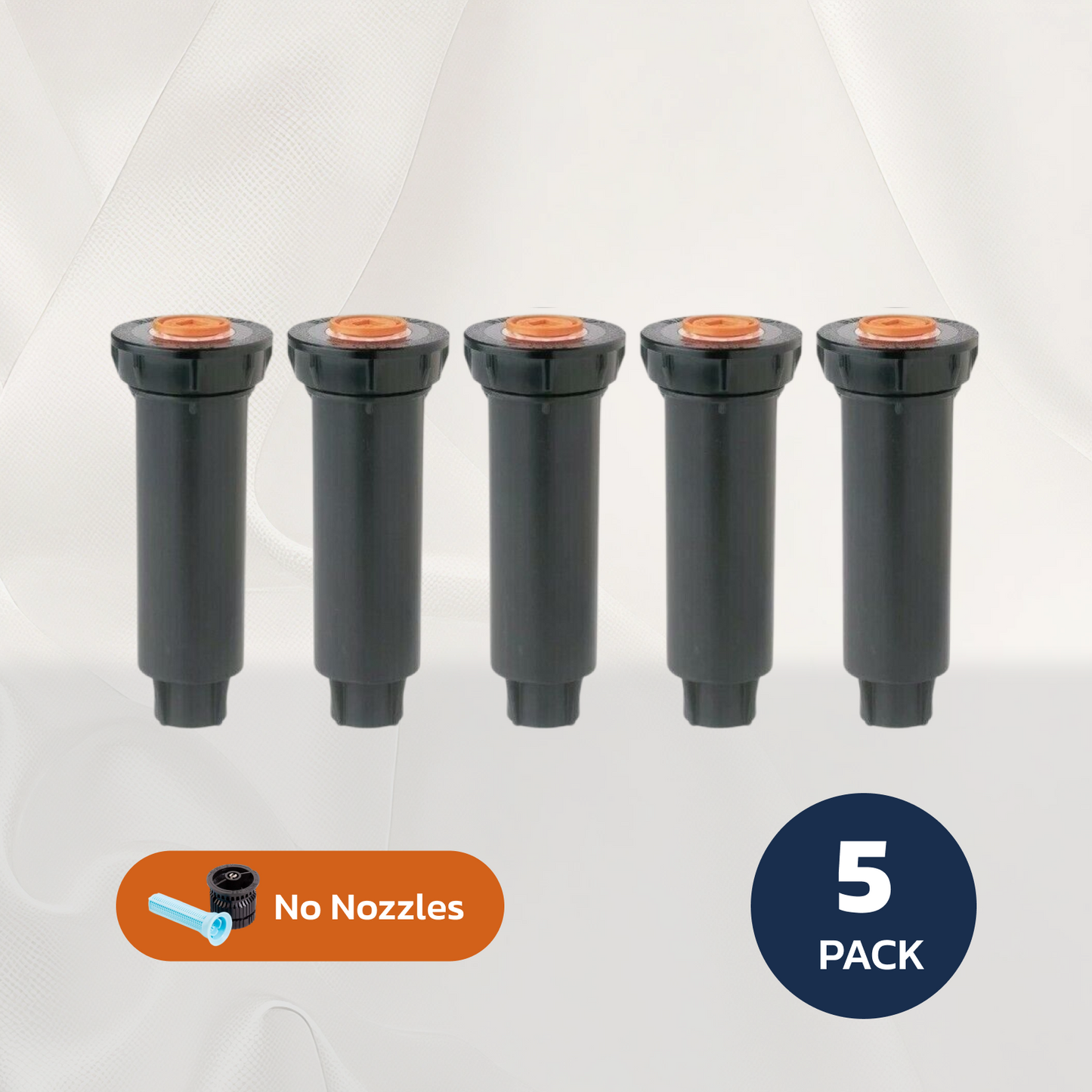 Rain Bird 1804 - 5PK Professional 4in Pop-up Spray Head Sprinkler No Nozzle