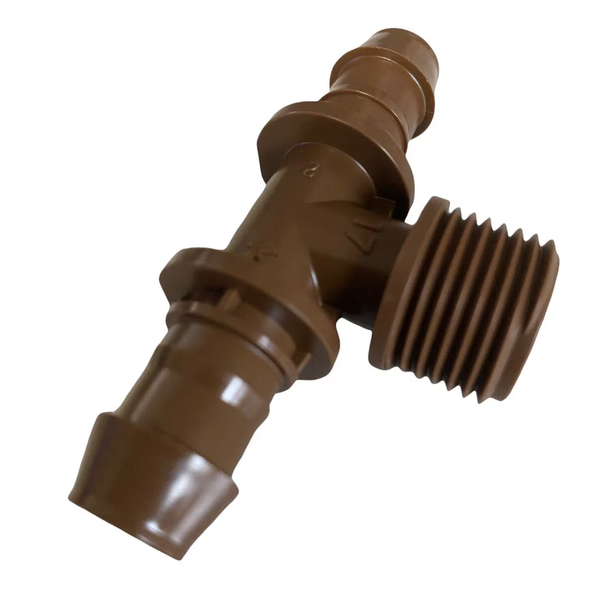 Rain Bird XF Barb Tee Male Adapter 17 mm x 1/2 in. x 17 mm Barb x MIPT x Barb