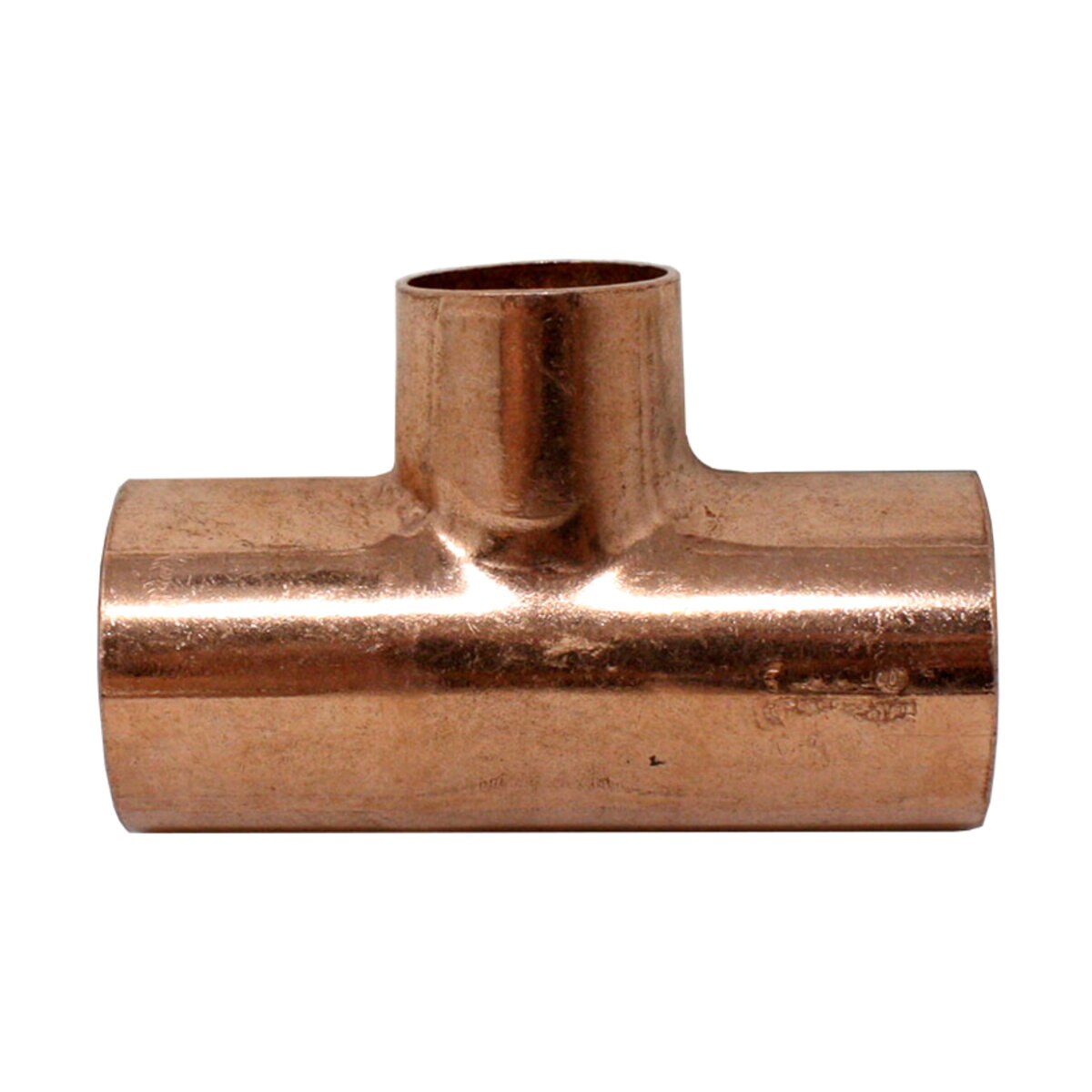 IWPT-16-16-12 Reducing Tee Wrot Copper C x C x C 1 in. x 1 in. x 3/4 in. | Cello Products