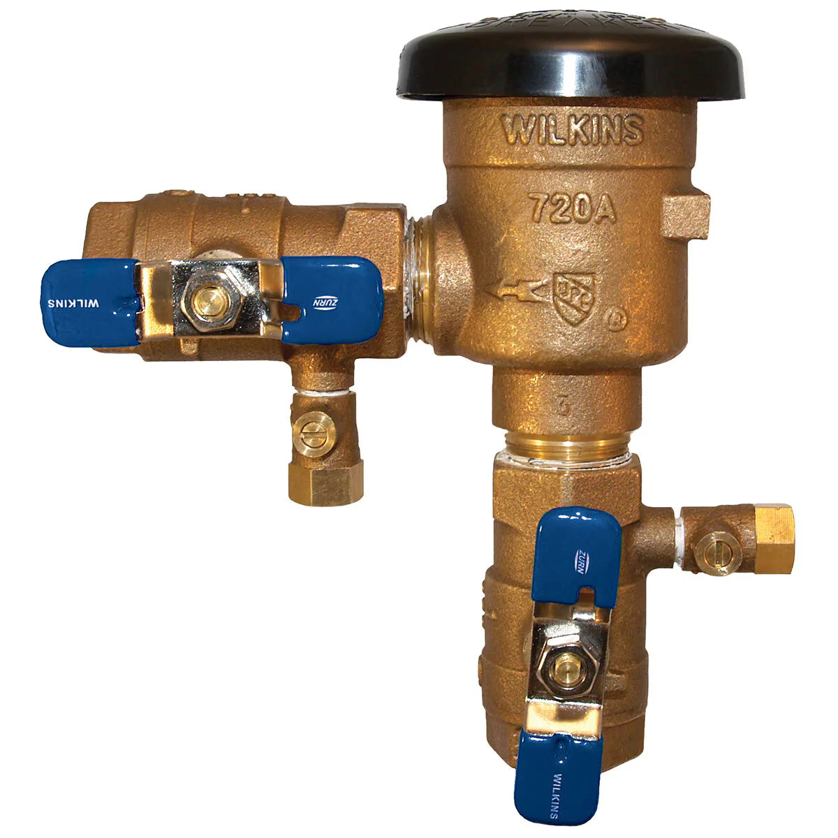 Wilkins 720A Pressure Vacuum Breaker Assembly 1 in. Bronze With Ball Valve and Fast Test Cocks | 1-720AFT