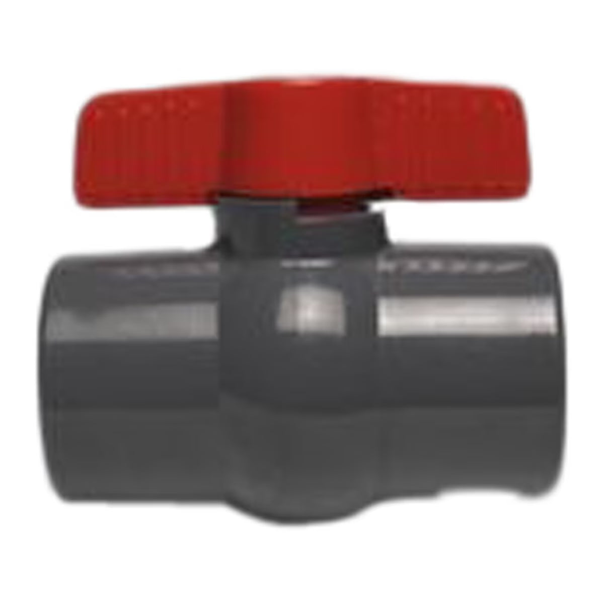 Dura S1-010G Compact Ball Valve PVC Gray 1 in. Socket