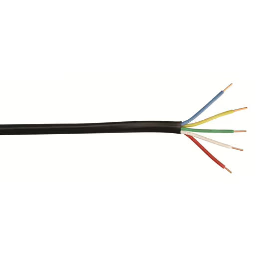 Multi Conductor Wire Black 18 Gauge 5 Conductor