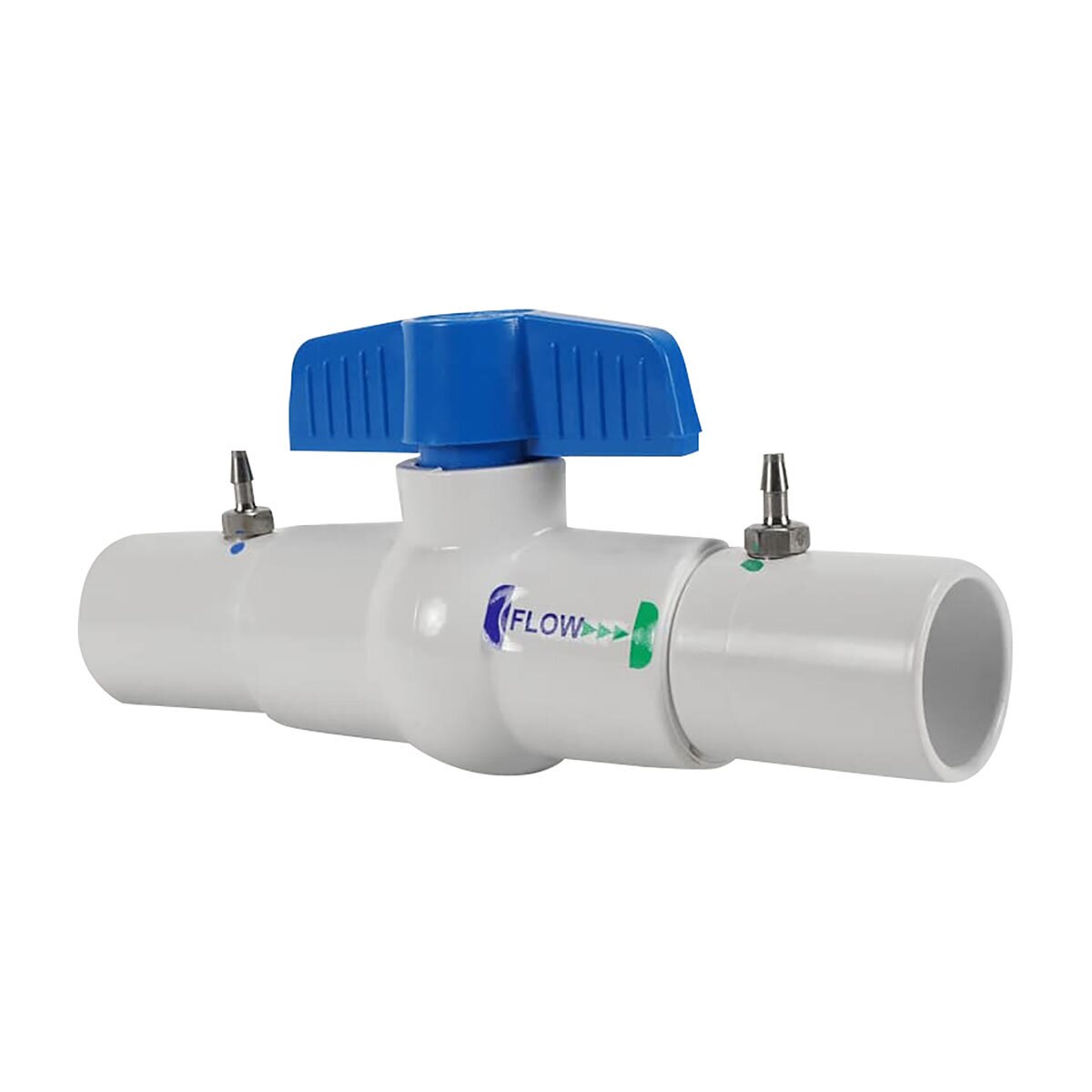 CBV-200 Sch 40 PVC Coupling With Ball Valve 2 in. Socket for Ezflo Fertigation Tanks
