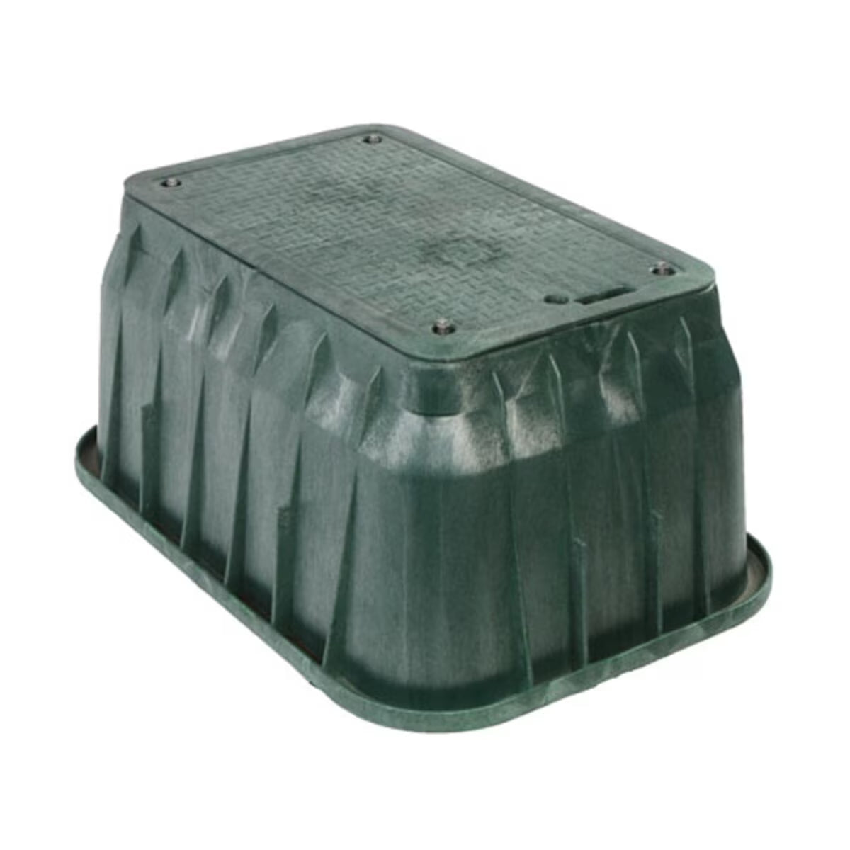 Carson Spec Valve Box Rectangle 17 in. x 30 in. x 18 in.H Green Box/Green Lid Drop-in ICV w/Bolt