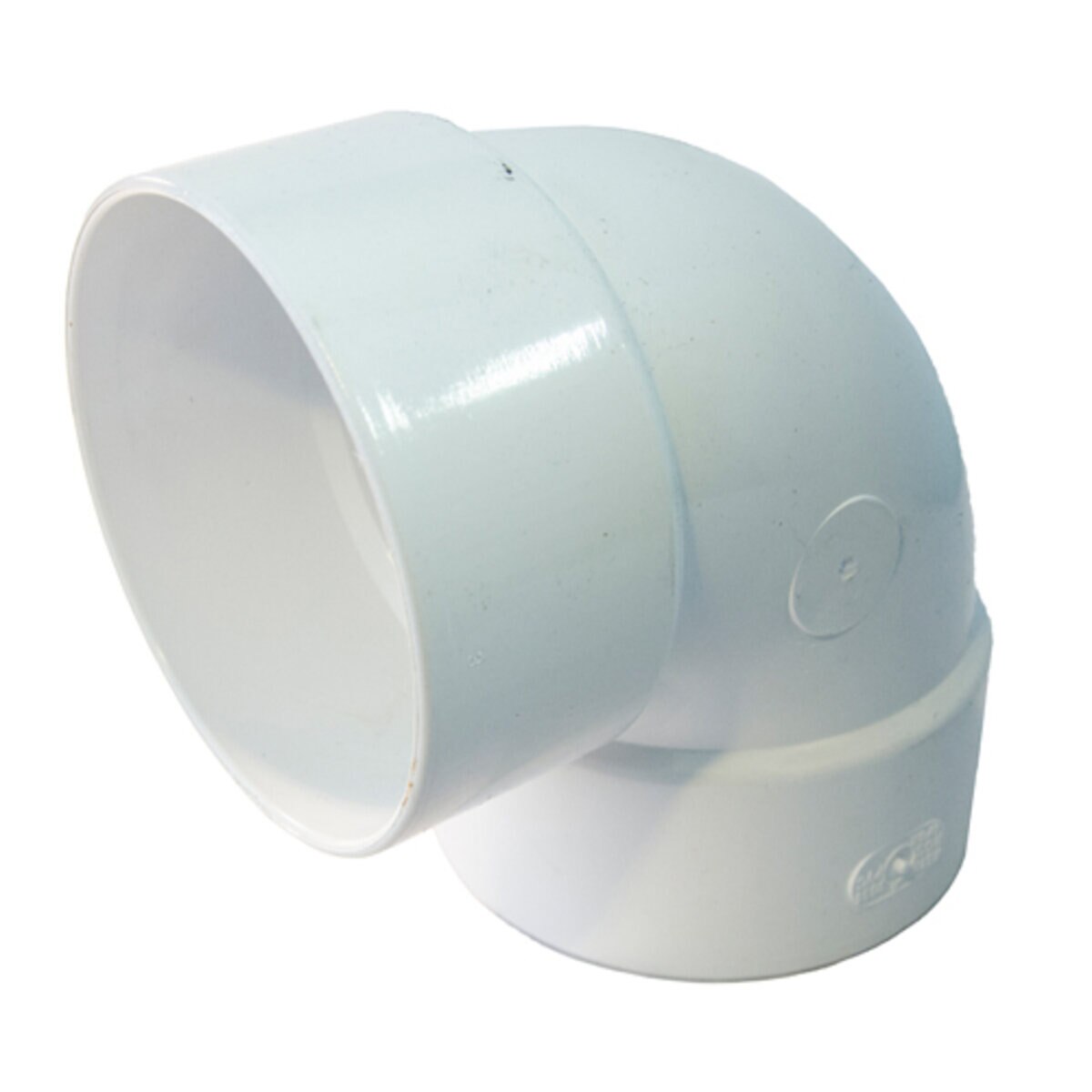 8P02 -NDS PVC S&D 90 Deg. Elbow HUB x HUB White 8 in.