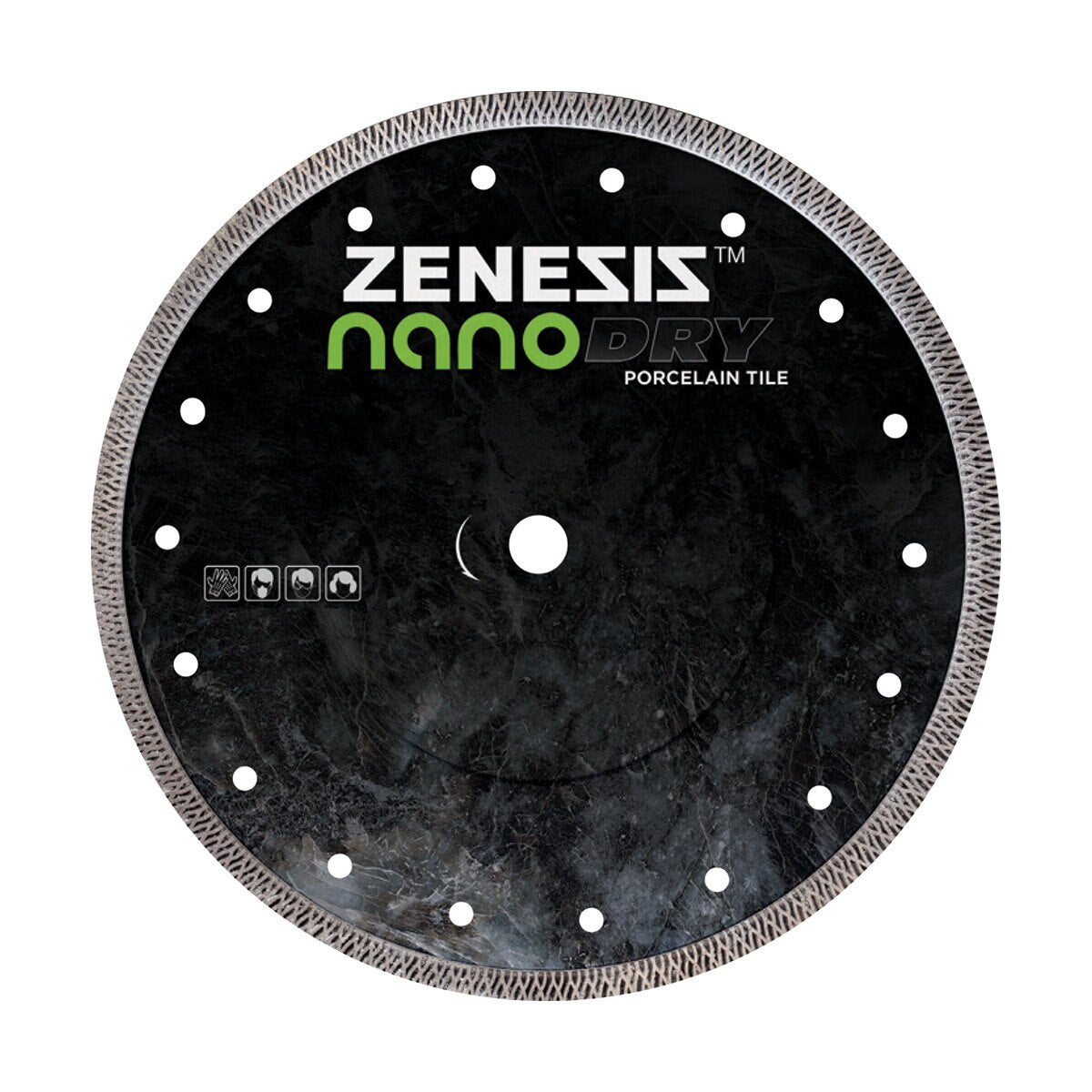 Zenesis NANO 10 in. Turbo Mesh Porcelain & Tile Diamond Blade
