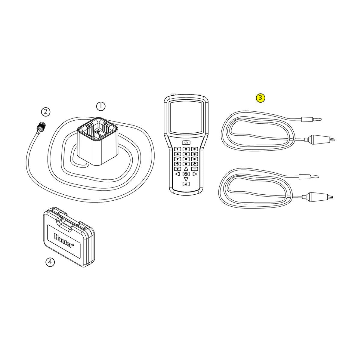 Blue And Red Leads For Icd-Hp