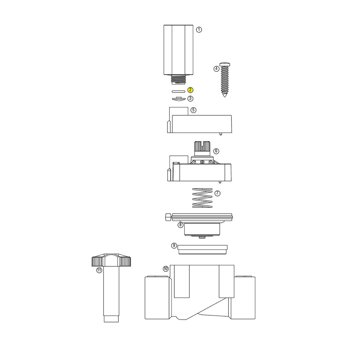O-Ring Hunt Solenoid