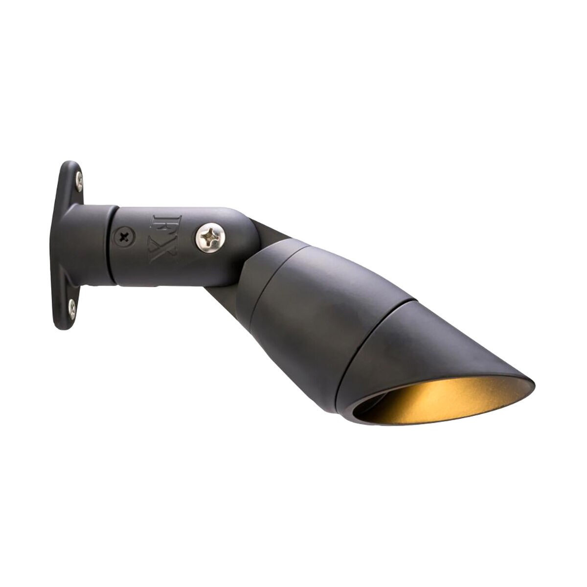 QT ZD 1LED DOWN LIGHT, Flat Black,Mini-Mount FX