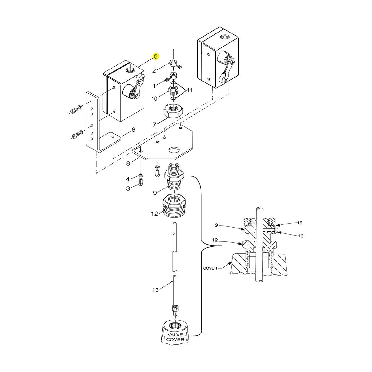 34637K Cla-Val X-105 Weatherproof Switch