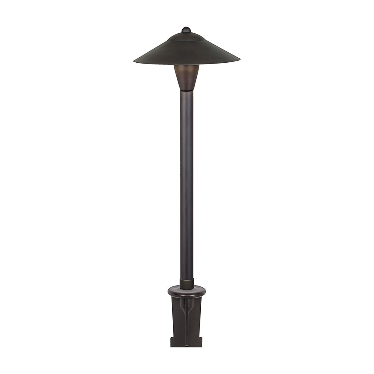 Tru-Scapes TS-B302-BRZ Classic Path Light Bronze G4 3W LED 2700K 360 Degree 24 in. Stem