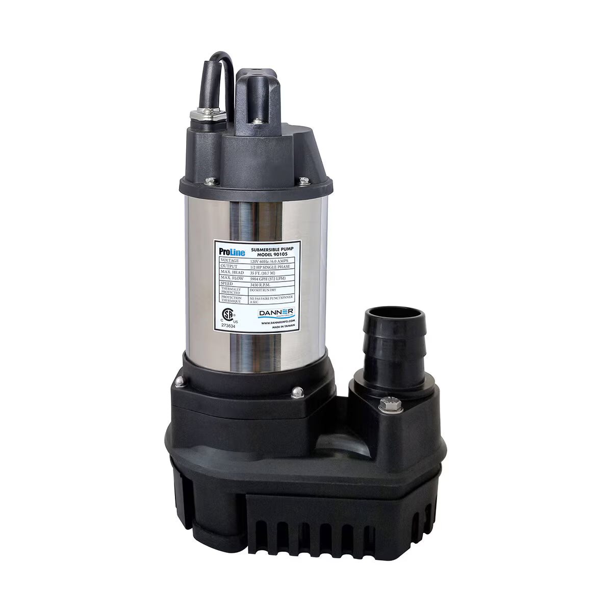 ProLine High Flow Submersible Pump 1/2 HP