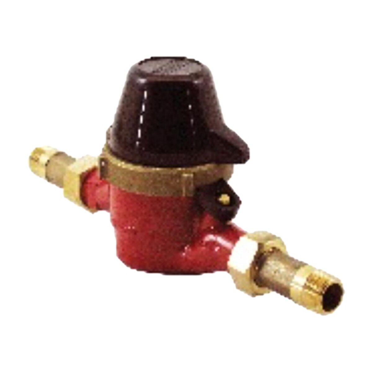 Baseline BL-BFM075 Brass 3/4 in. Flow Meter w/ Integrated Flow Decoder, Male Threaded