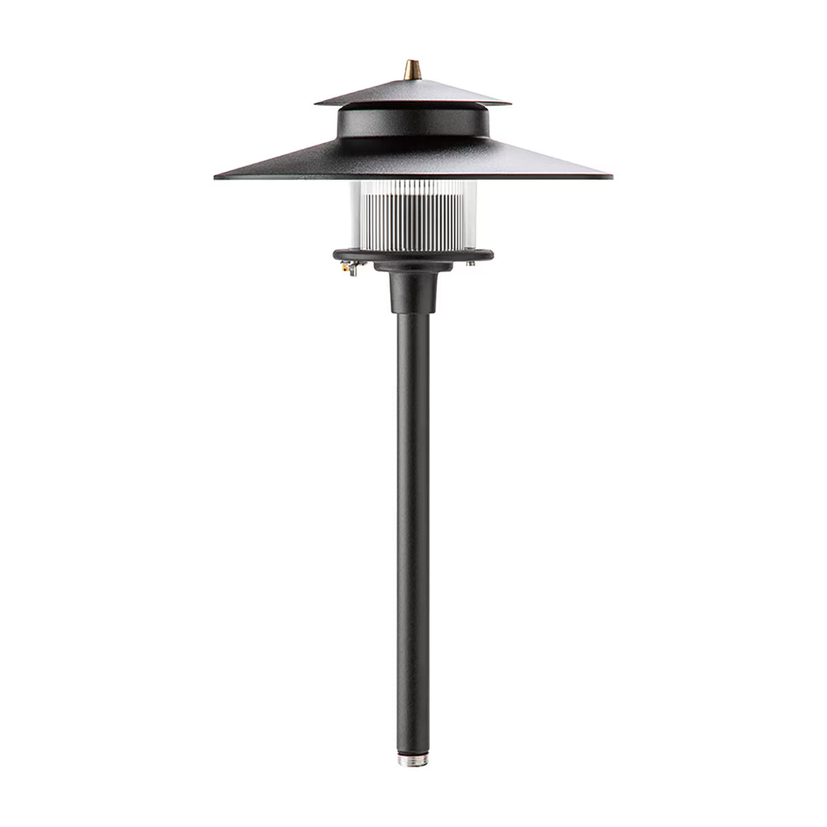 Vista PR-9206-B-150-W-G4 PR-9206 Pagoda Light Black G4 1.5W Ground Mount Aluminum