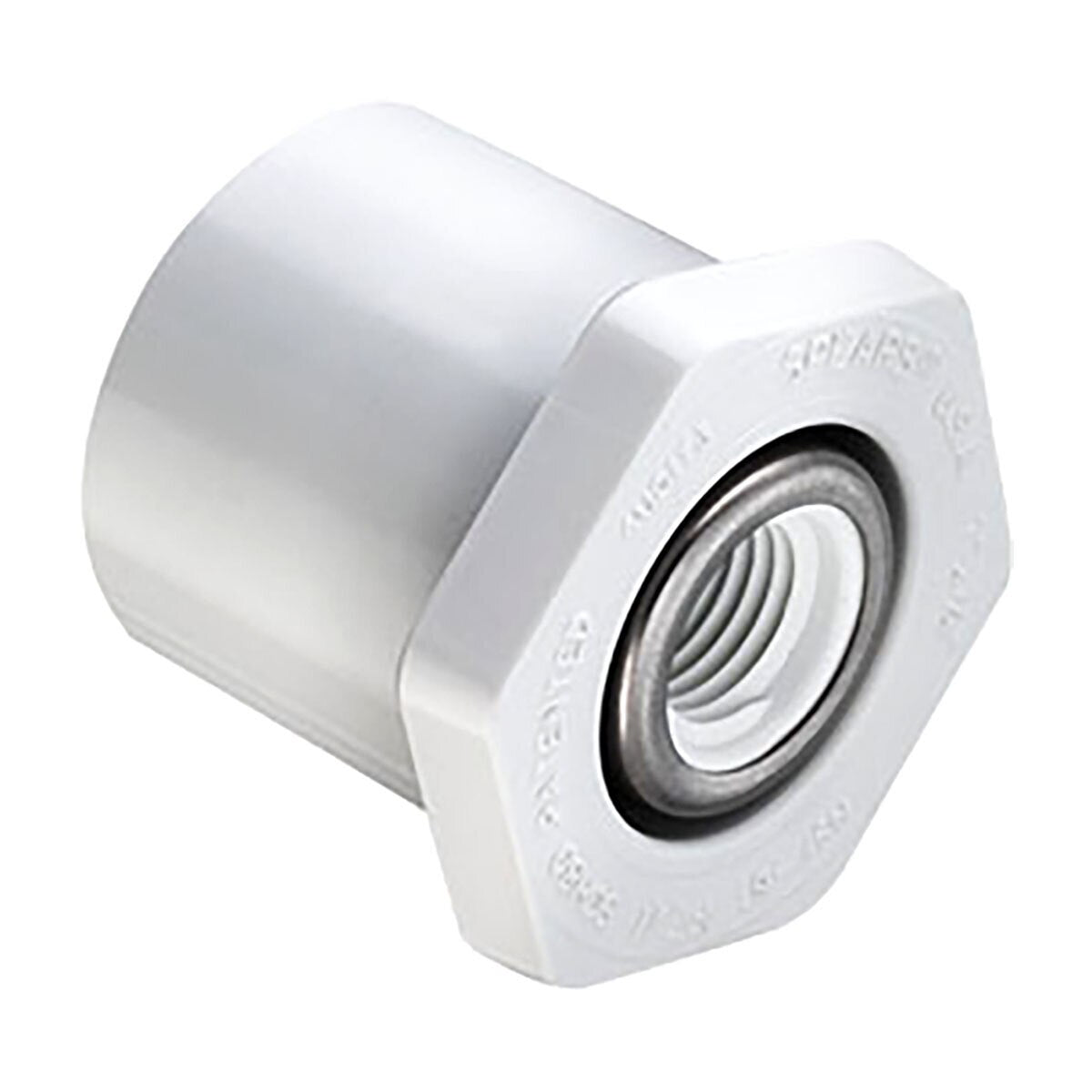 438-210SR Spears Bushing Sch 40 PVC 1-1/2 in. x 3/4 in. Socket x F w/ Steel Band