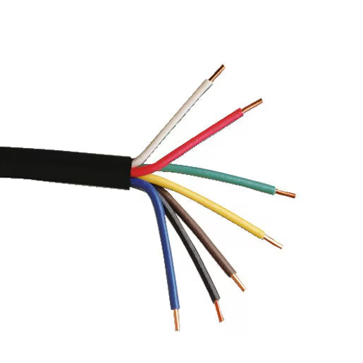Multi Conductor Wire Black 18 Gauge 6 Conductor 100 ft. (Sold per ft.)