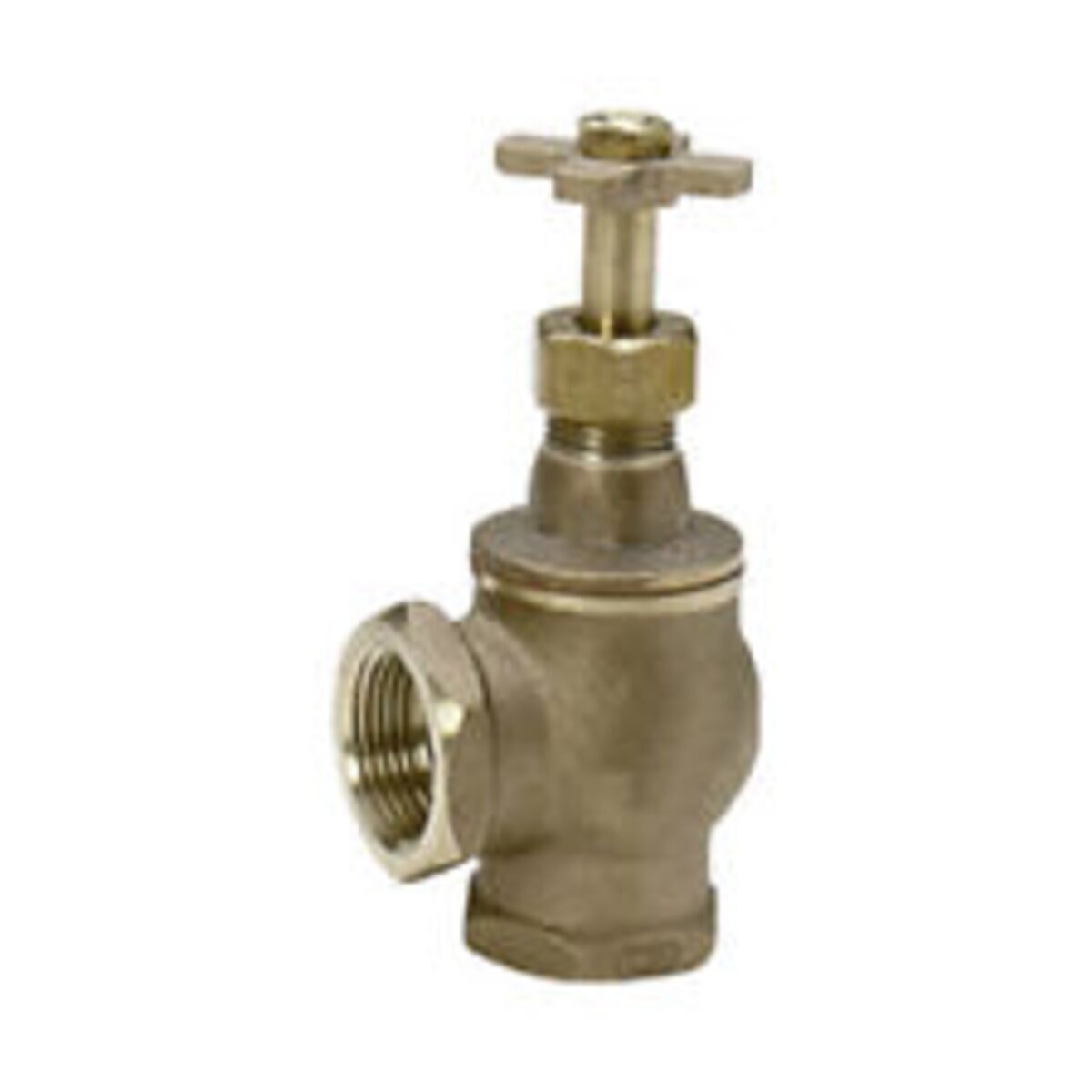 Champion 300RS-200Y Angle Valve with Union Yellow Brass 2 in. FIPT Rising Swivel
