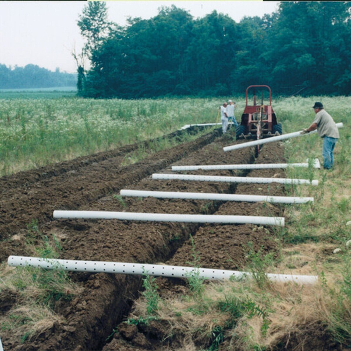 ADS 4 in. x 10 ft. Triple Wall Pipe 3 Hole