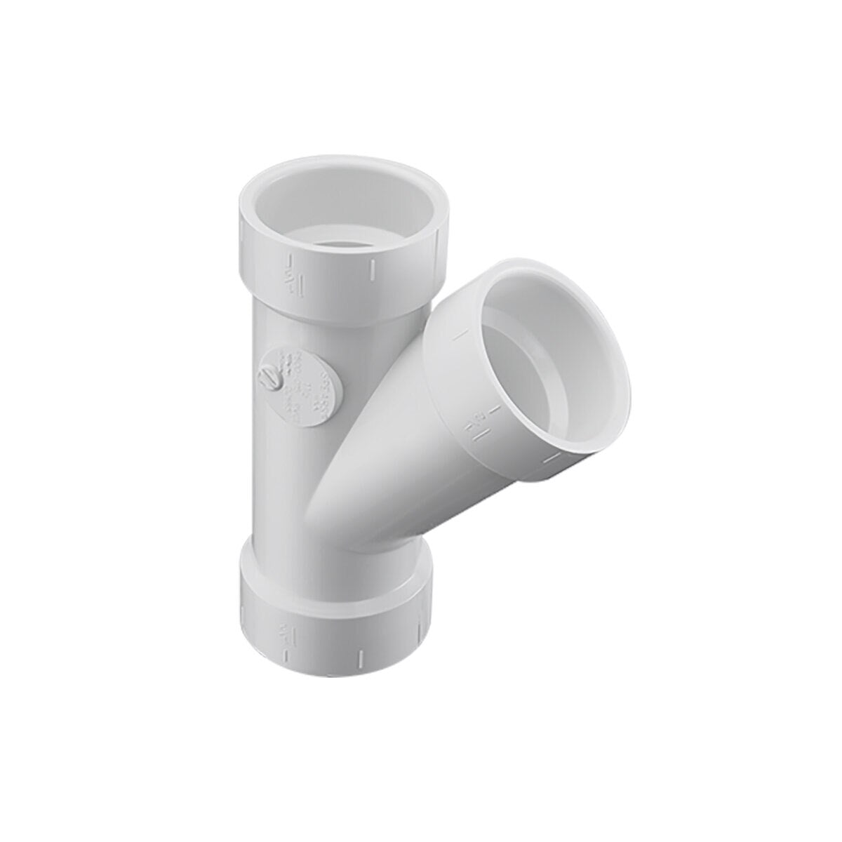 P600-060 6 PVC Dwv Wye Hub X Hub X Hub | Spears