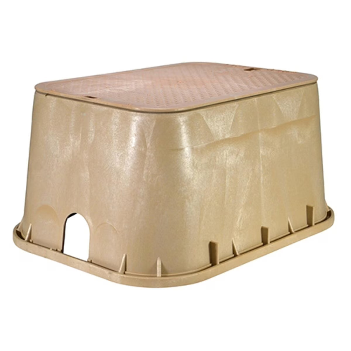 NDS Standard-Series Valve Box Jumbo Rectangle 13 in. x 20 in. x 12 in.H Sand Box/Sand Lid Overlapping ICV