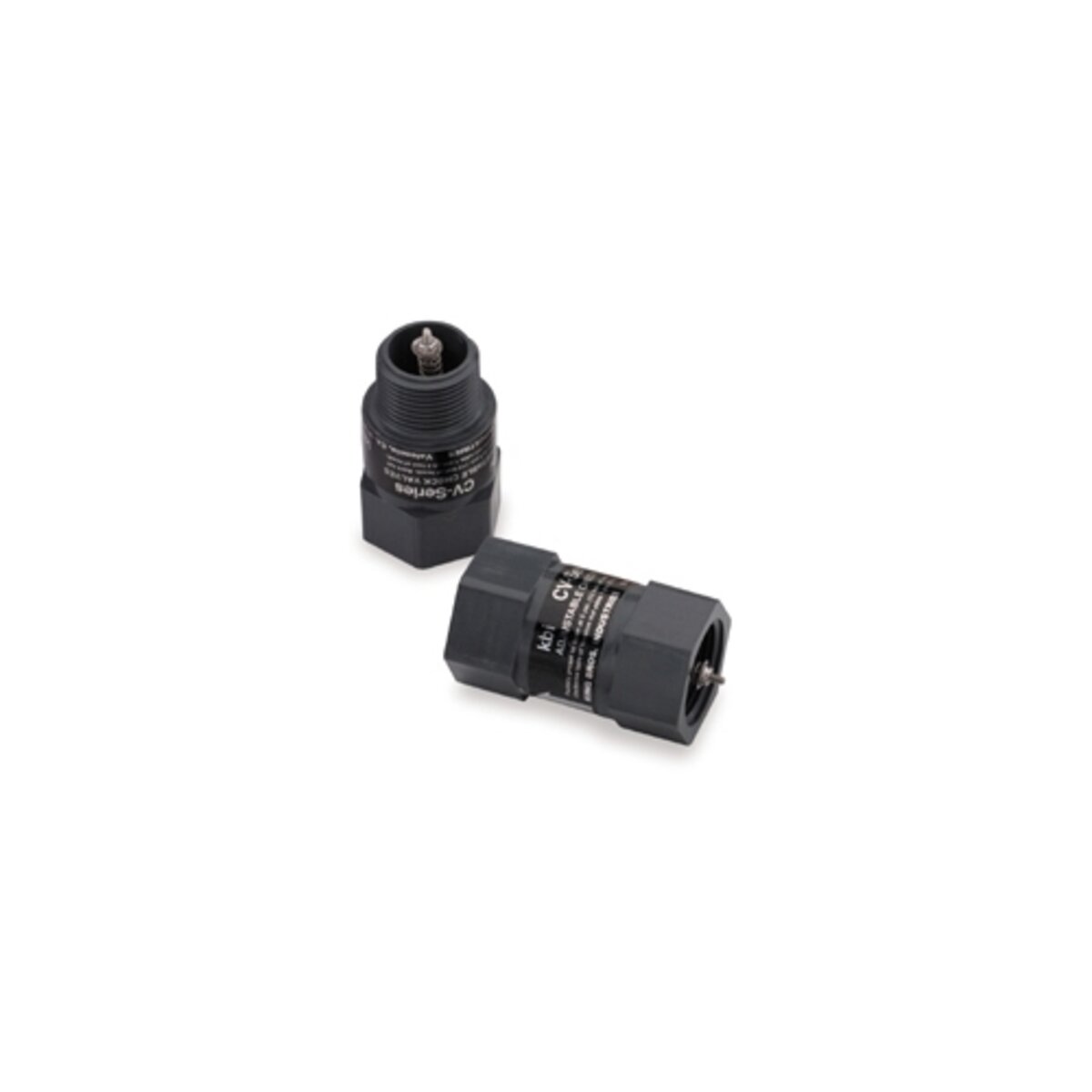 NDS Adjustable Check Valve Gray PVC 1/2 in. FIPT x MIPT