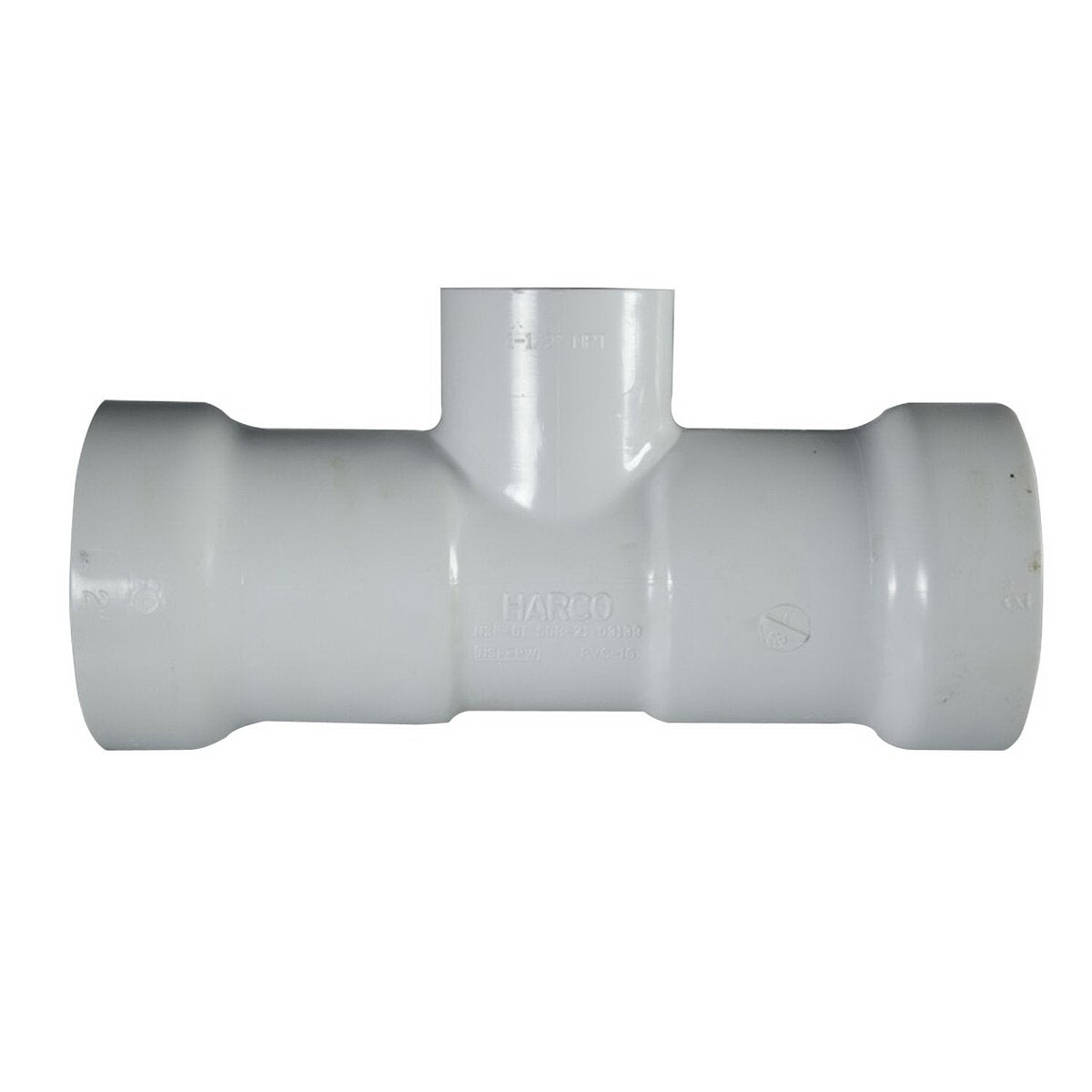 151-306 -Harco SDR-21 PVC Service Tee 3 in. x 1-1/2 in. Gasket x FIPT