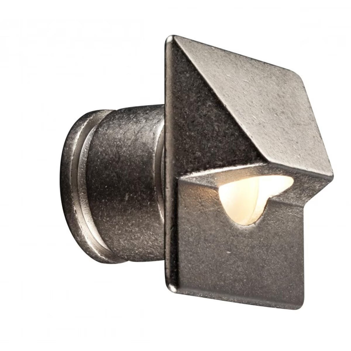 FX Luxor PO Square Wall Light Nickel Plate 1 LED