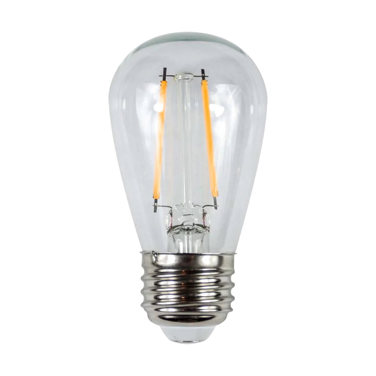 S14-FIL-EDGE-3.5-2700-120 Brilliance S14 Edge Filament LED Lamp Clear 3.5W 2700K 110-130 VAC