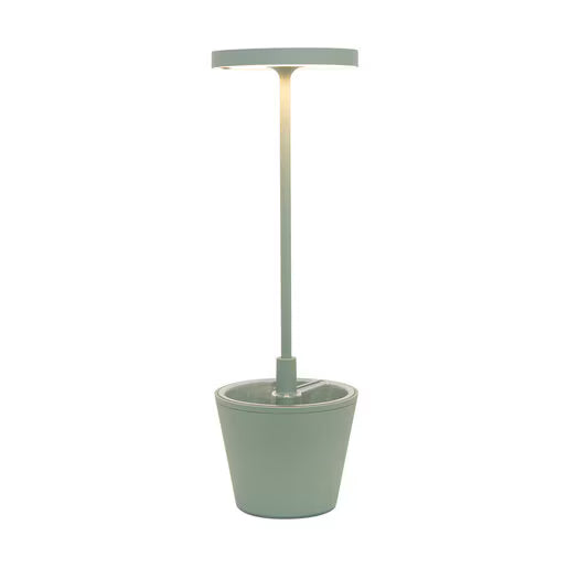 Zafferano LD0420G4 Polinda Pro Upside Down Mini Table Lamp - Sage