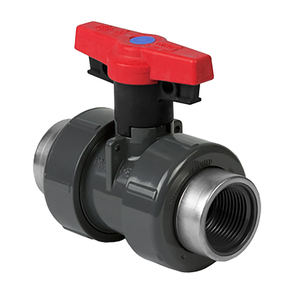 1 PVC Ind Ball Valve Sr Thread EPDM Sprs