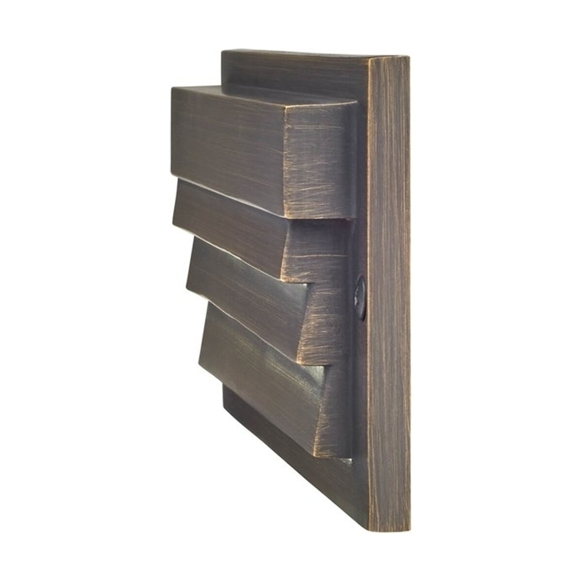 Kichler 16171CBR27 Surface-Mount Louvered CBR Centennial Brass Finish 7 Lumens 2700K LED