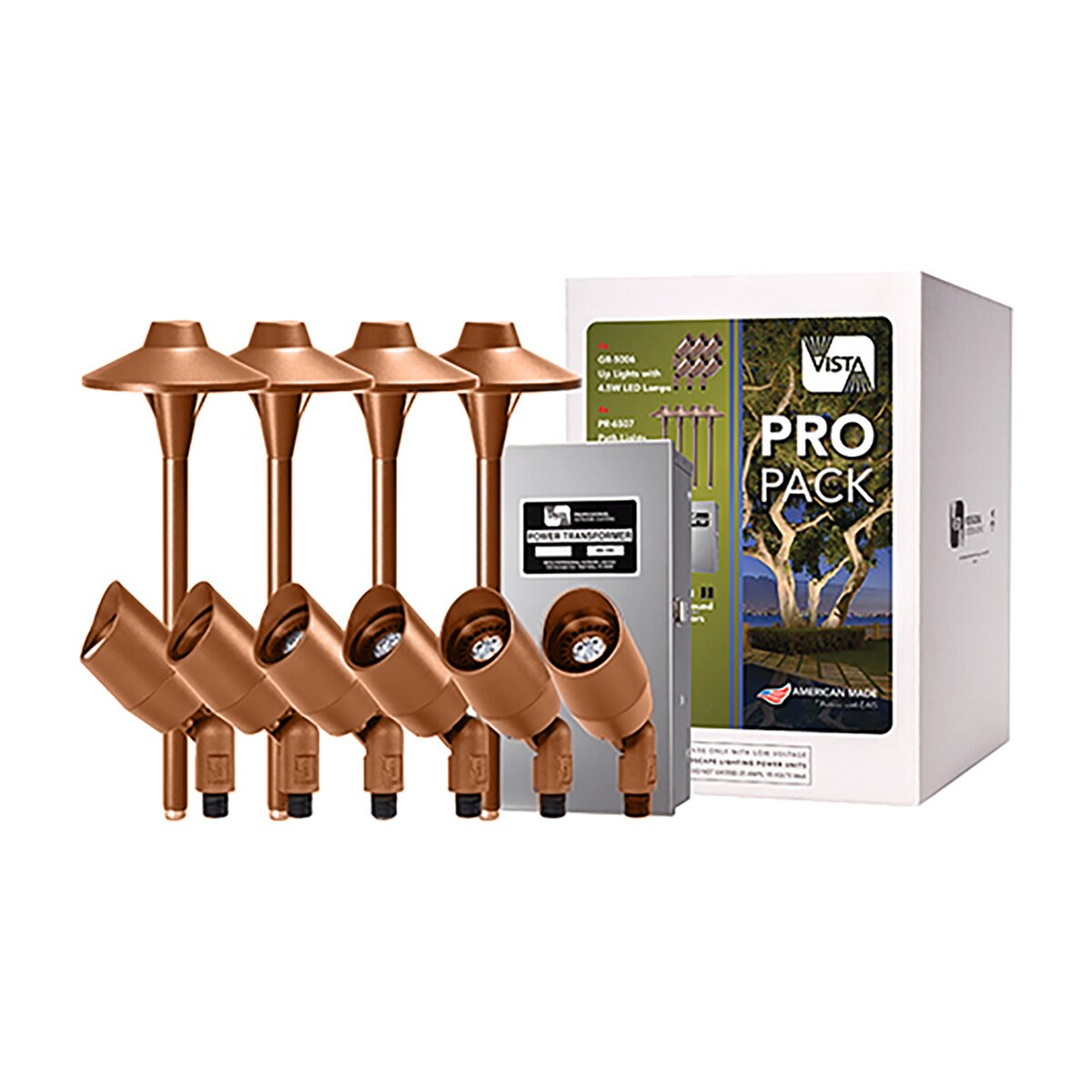 Vista PACK-3-BSO Pro Pack Lighting Kit BSO Brass w/ 5006-BSO-4.5-36, 2267-BSO-2.5-T3, ES-150T