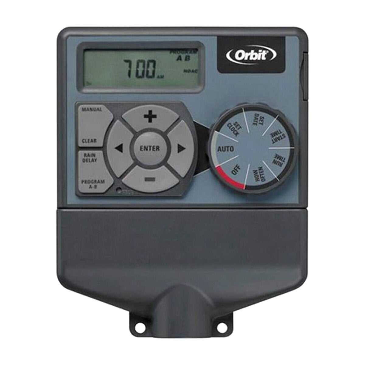 Orbit Easy Dial Timer Gray 6 Station