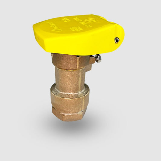 Buckner QCV101R  Quick Coupling Valve 1 Yellow Lid 1 PC Body Double Slot