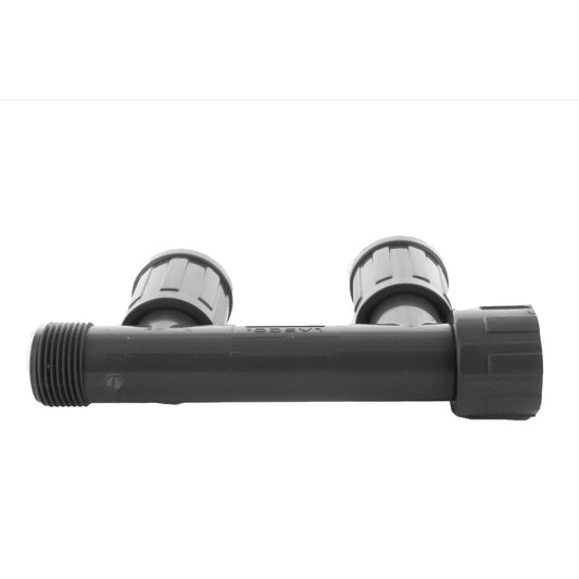 1301-210 -Lasco Irrigation UltraZone Double Tee PVC 1 in. Nut x Mpt