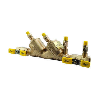 4A104A2F  Apollo 4A Double Check Valve Assembly 3/4 in. Bronze w/ Ball Valves |