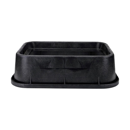 NDS Standard-Series Valve Box Extension Body (only) Jumbo Rectangle 13 in. x 20 in. x 6 in.H Black
