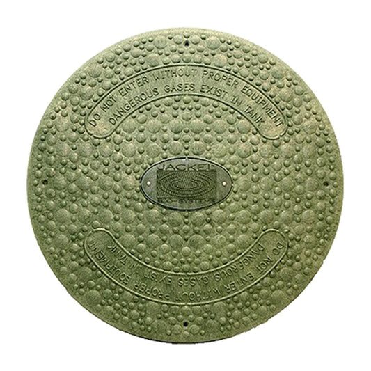 N-12 Structural Foam Solid Green Lid Fits 24 in.
