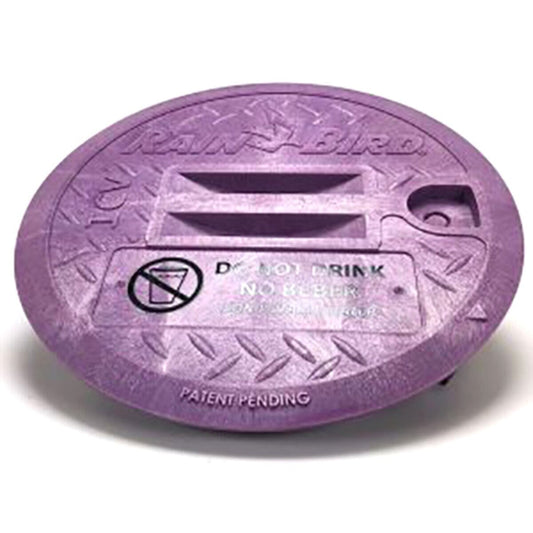 Rain Bird VB Valve Box Lid Round 7 in. Purple Polyethylene Lid Only