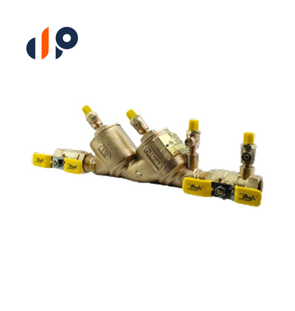 4A104A2F  Apollo 4A Double Check Valve Assembly 3/4 in. Bronze w/ Ball Valves |