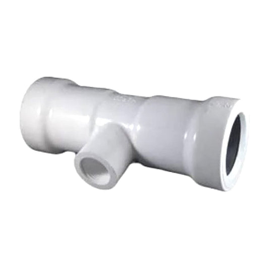 151-254 -Harco Service Tee PVC 2-1/2 in. x 1 in. Gaset x Gasket x Fnpt Tapered Thread