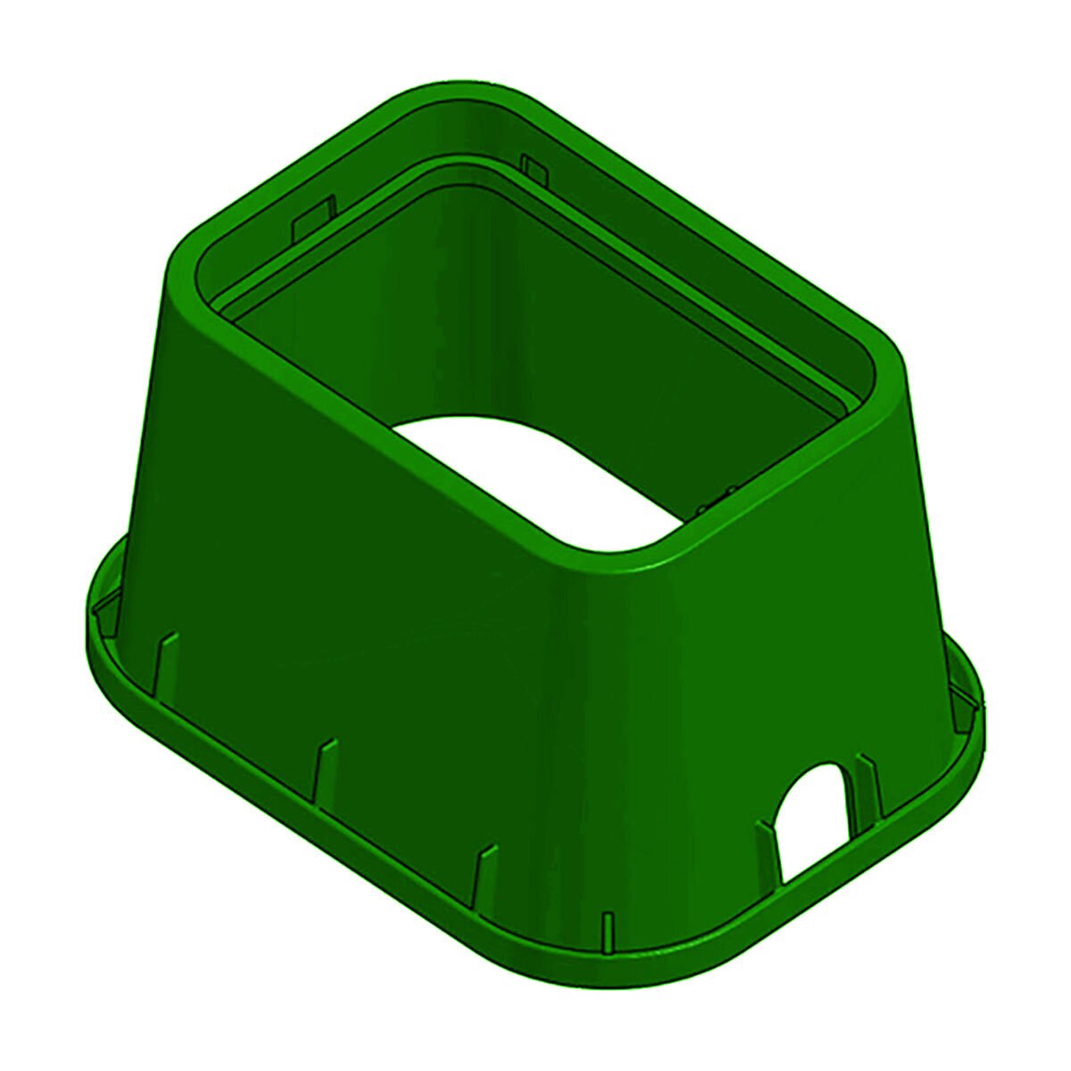 Oldcastle Carson Spec Grade Flared Box Green 6 in. H x 19 in. L x 14 in. W