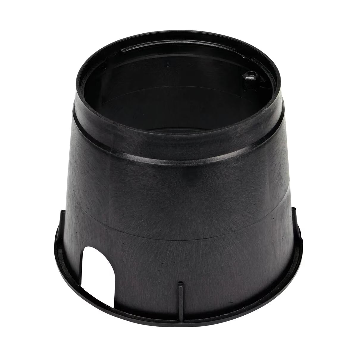 NDS Standard Valve Box Round 10 in. Black Box/Green Lid Overlapping ICV
