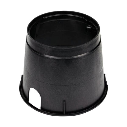 NDS Standard Valve Box Round 10 in. Black Box/Green Lid Overlapping ICV