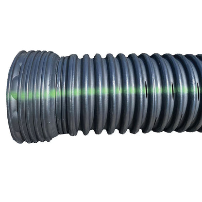ADS 4 in. x 10 ft. Single Wall Pipe Solid Spigot End