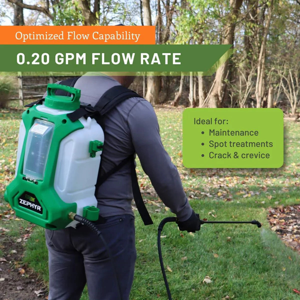 Zephyr FZSATJ-3  4 gal. Battery-Powered Backpack Sprayer |