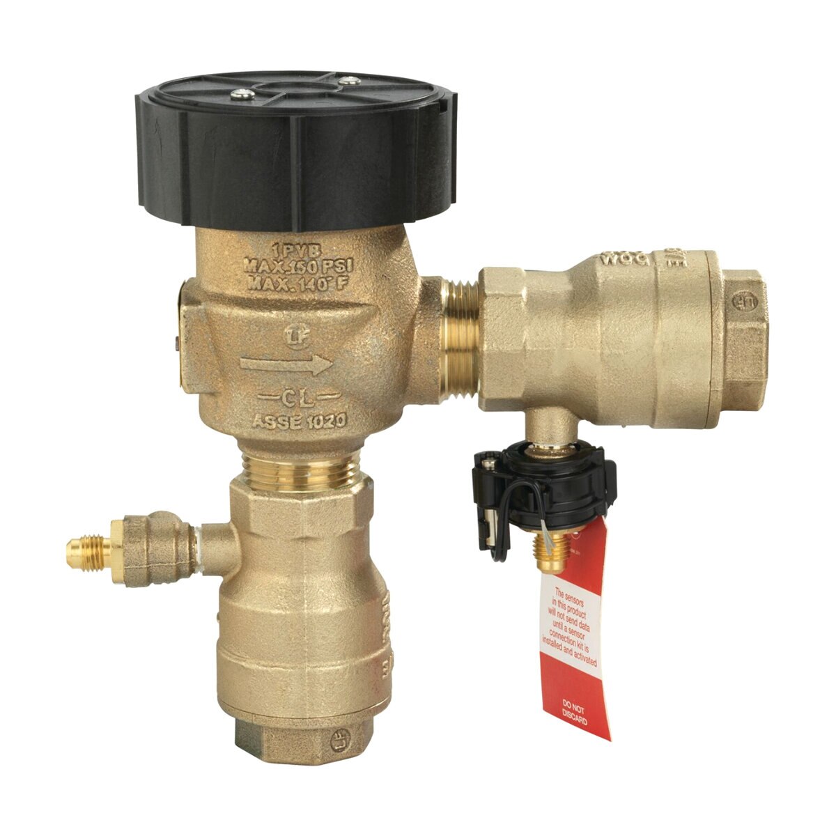 T792012  Watts LF800M4 Anti-Siphon Pressure Vacuum Breaker w/ Ball Valves 1 in. Lead Free Bronze w/ Freeze Sensing Capability (Sensing Upgrade Kit Sold Separately) | T792012